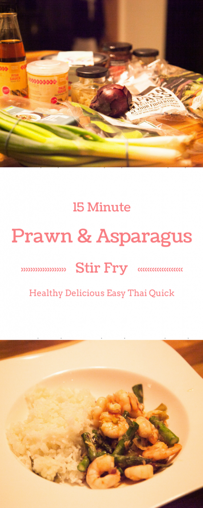 Delicious & Easy Prawn & Asparagus Stir Fry www.fuelledbylatte.com