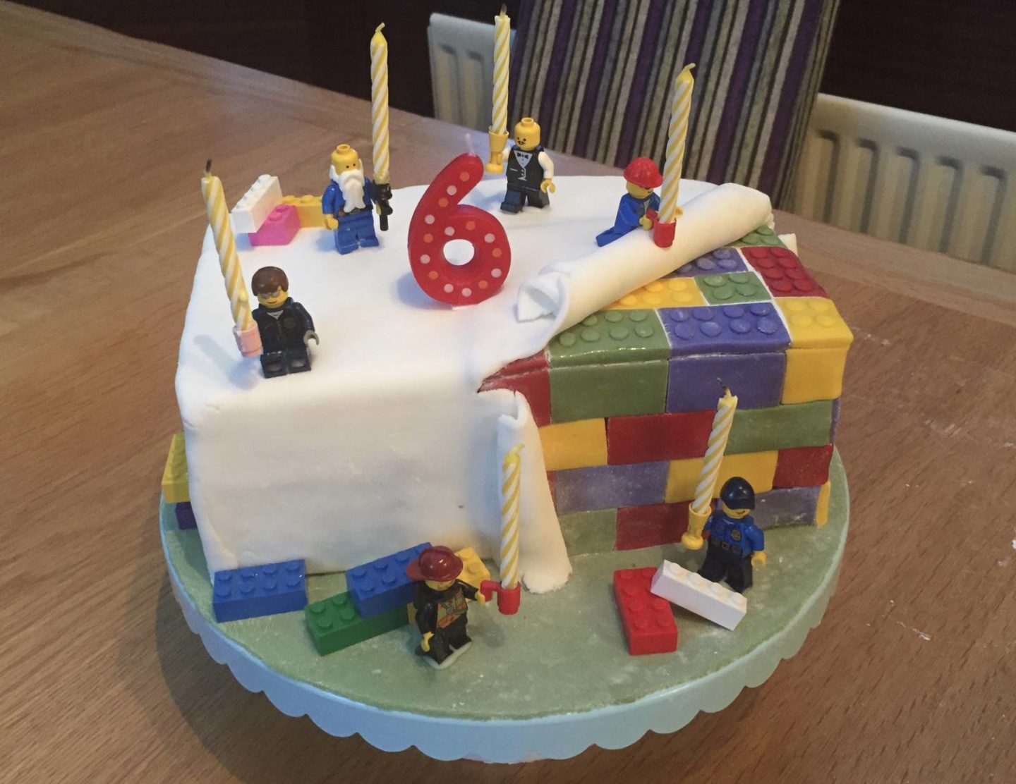 Easy Lego Themed Birthday Party and Cake