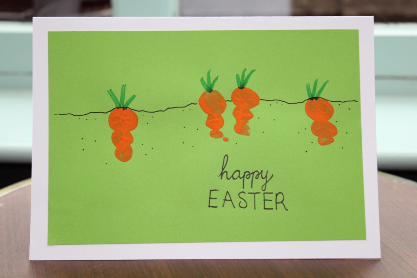 Cute Finger Print Easter Cards