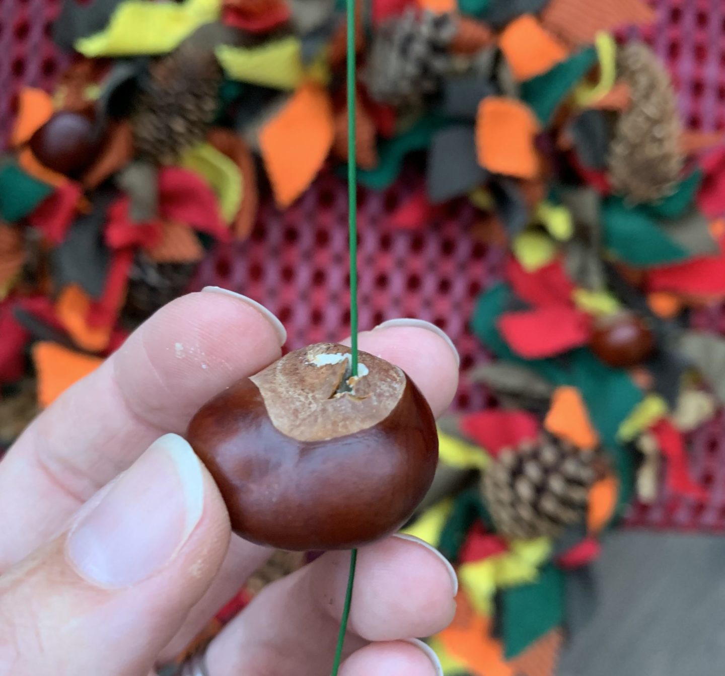 Autumn Rag Wreath