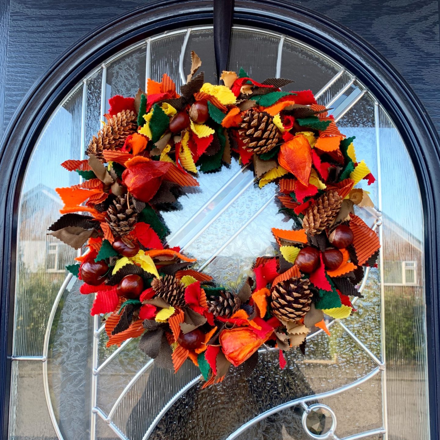 Autumn Rag Wreath