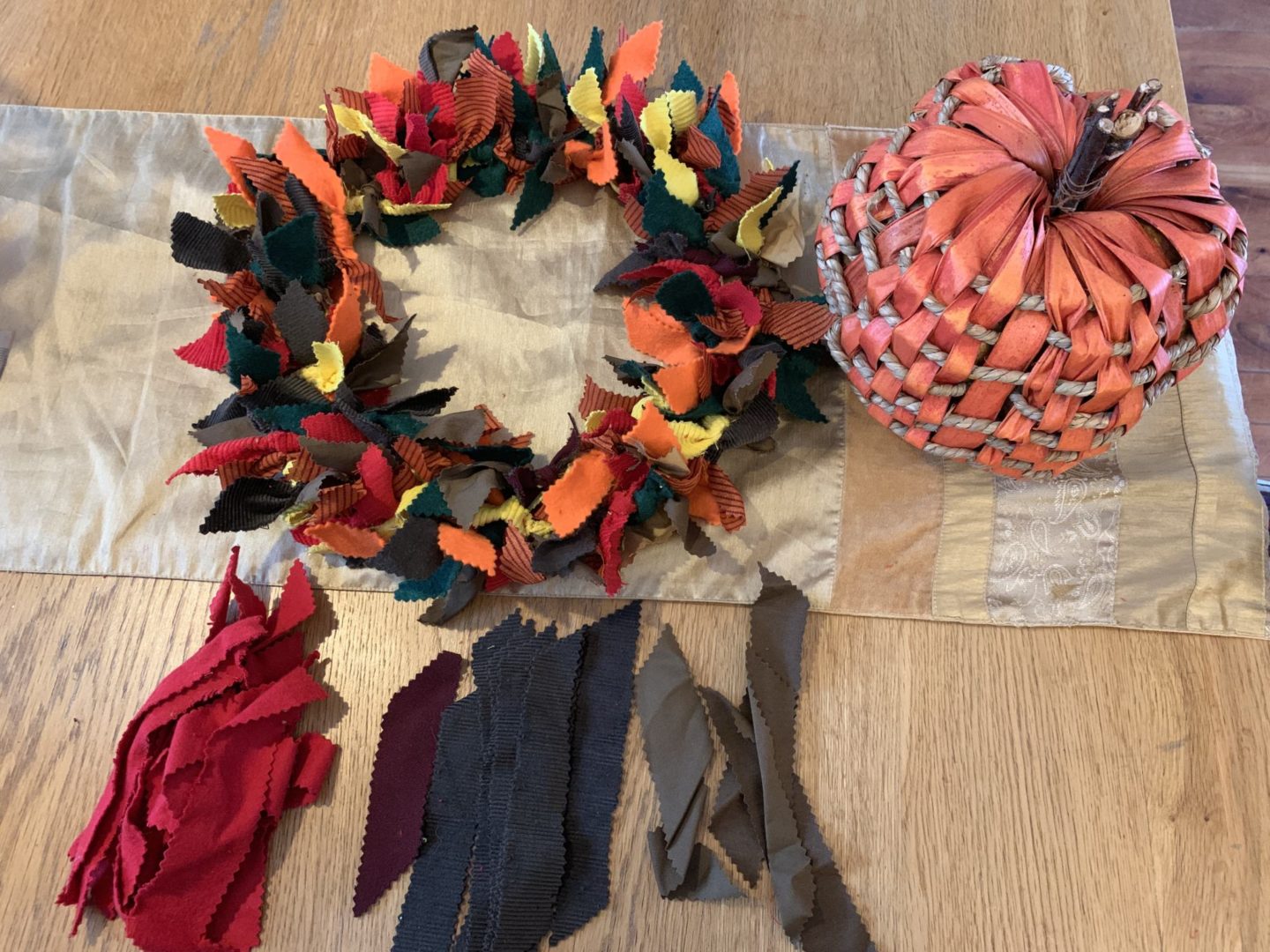 Autumn Rag Wreath